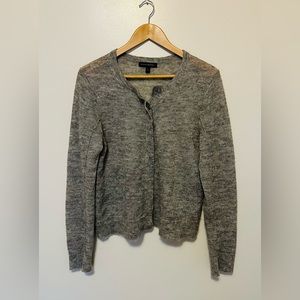 Banana Republic Women's Mohair Button Down Cardigan Sweater Size L